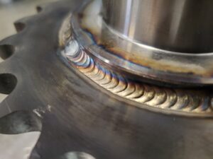 example of a perfect weld bead