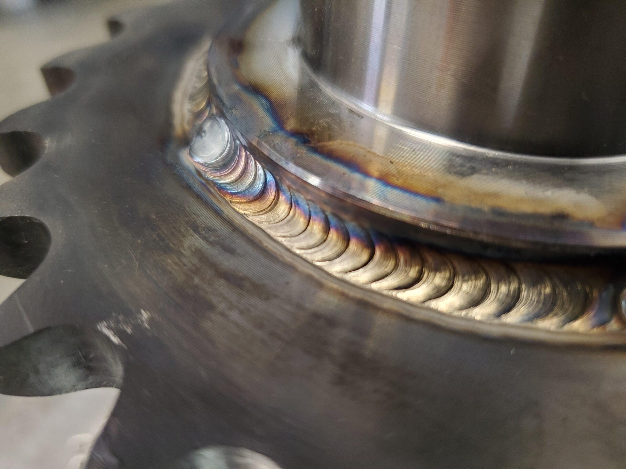 example of a perfect weld bead